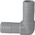 Genova Boshart Pipe Elbow, 34 in, Insert, 90 deg Angle, Polypropylene, Gray UPPE-07